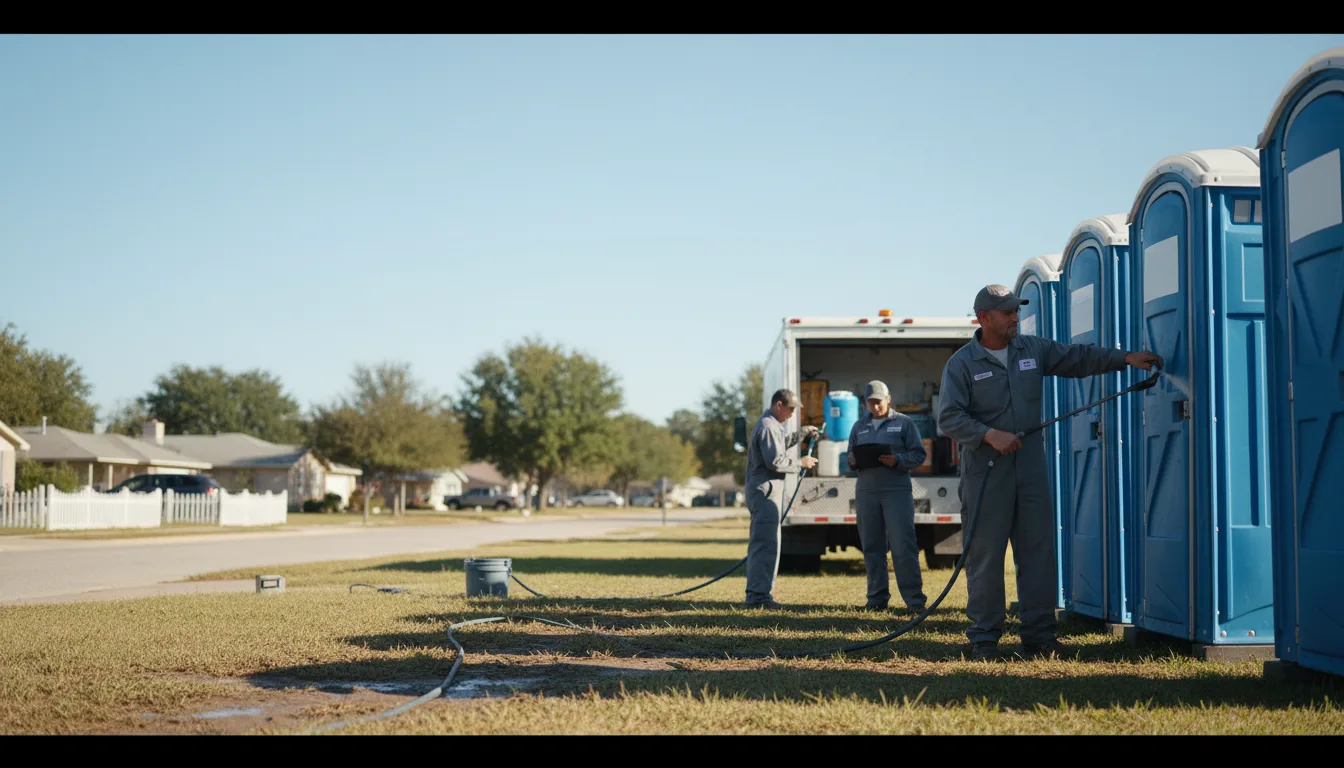 Long-Term Portable Toilet Rental in Wendell, NC near me